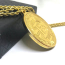 Bitcoin Necklace 24" - Gold Color