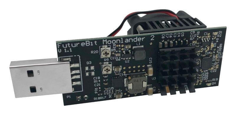 FutureBit MoonLander 2 Litecoin Scrypt Miner USB Stick