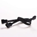 4-Pin PWM to Dual PWM Computer Case Fan Y-Splitter Sleeved Cable