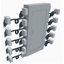 240V 100KW ASIC Mining Panel PDU System for Cryptocurrency Mining