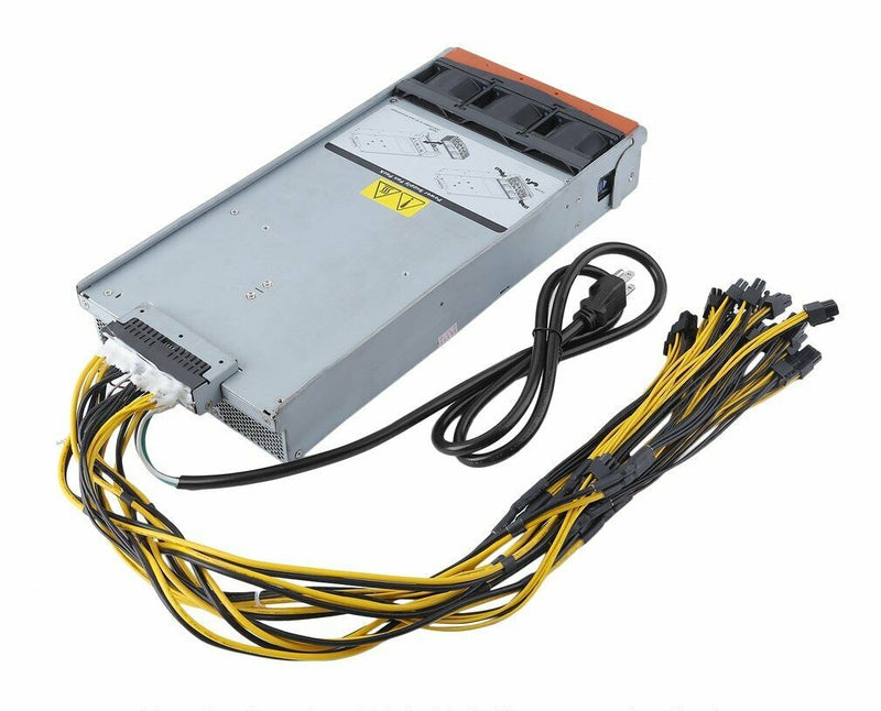 Power Supply For Antminer Two(X2) S9 S7 L3 2880W With Harness Cables 20X VGA