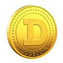 Gold Color Dogecoin Doge Coin Physical Commemorative Collectors