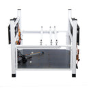 Simple Crypto Coin Open Air Mining Frame Rig Case 6 GPU's ETH BTC Ethereum + 6 Fans
