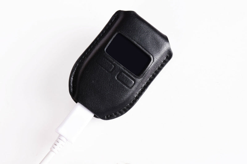 Protective Leather Case for Trezor Hardware Wallet (Case ONLY) - Black
