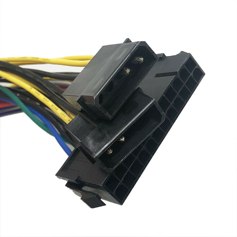 ATX PSU 24Pin+Dual Molex IDE 4Pin to 18+10pin Power Supply Cable for HP Z800 sz