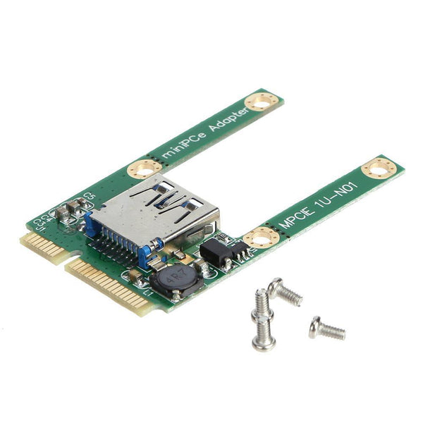 بطاقة Mini PCI-E إلى USB3.0 PCI Express Card PCI-E إلى USB 3.0 بطاقة توسيع لأجهزة الكمبيوتر المحمول