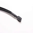 4-Pin PWM to Dual PWM Computer Case Fan Y-Splitter Sleeved Cable