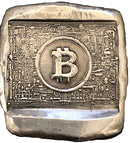 Collectible Silver Crypto Coins (BTC, ETH, LTC, DASH)