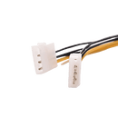 Dual Molex 4pin to PCI-E VGA 8pin Adapter Cable