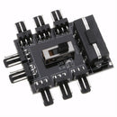 SATA Fan 1 to 8 Channel Hub 12V 4Pins IDE Power Supply Splitter Adapter PC Fan