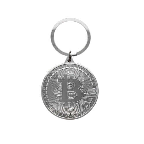 Bitcoin Metal Keychain