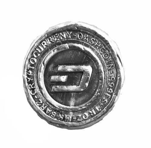 Collectible Silver Crypto Coins (BTC, ETH, LTC, DASH)